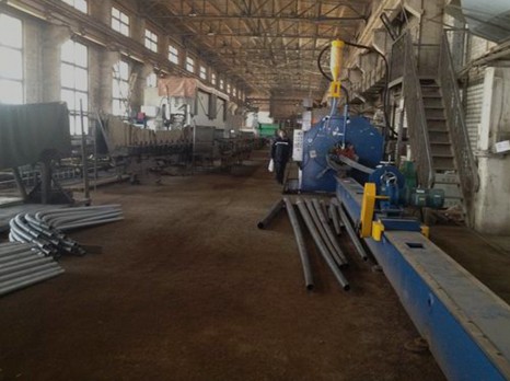 Light pole shut- welding machine for KAZAKH…